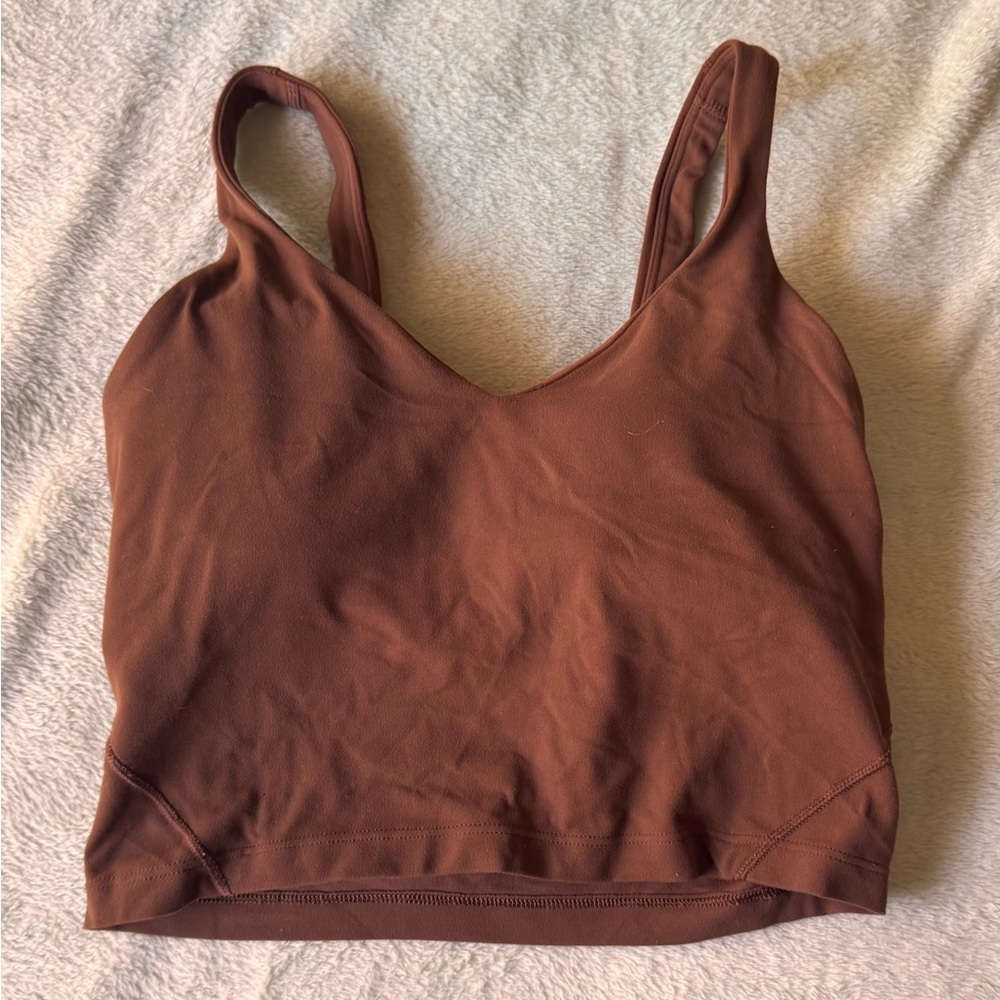 Brown Lululemon Align Tank